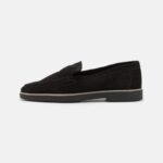 Anna Field kvinner skinn slip-ons svart P266L1794