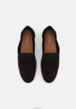 Anna Field kvinner skinn slip-ons svart P266L1794 - Bilde 5