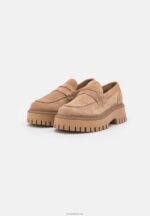 Anna Field kvinner skinn slip-ons taupe P266L1783 - Bilde 2