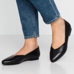 Anna Field kvinner skinnballerinaer ballettpumper svart P266L2090