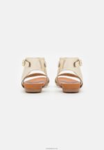 Anna Field kvinner skinnsandaler gull P266L1244 - Bilde 4