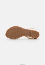 Anna Field kvinner skinnsandaler gull P266L1244 - Bilde 5