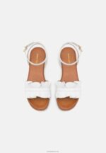 Anna Field kvinner skinnsandaler hvite P266L1262 - Bilde 6