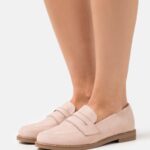 Anna Field kvinner slip-ons rosa gull P266L1789