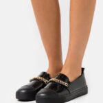 Anna Field kvinner slip-ons svart P266L1786