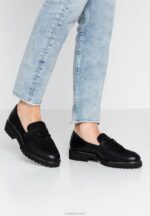 Anna Field kvinner slip-ons svart P266L1788