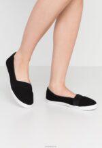 Anna Field kvinner slip-ons svart P266L1805