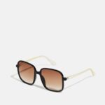 Anna Field kvinner solbriller sort/beige P266L2693