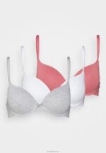 Anna Field kvinner sunlight 3pack tshirt bh t-skjorte bh rosa/grå/hvit P266L917 - Bilde 6