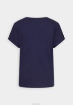 Anna Field kvinner trykk blå t-skjorte P266L319 - Bilde 2
